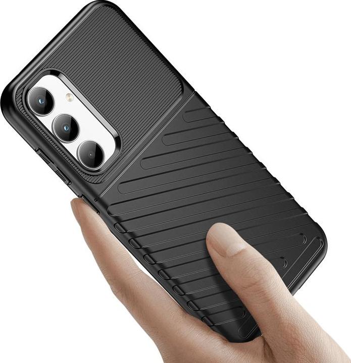 Produktbild Hurtel Thunder Case Panzerhülle für Samsung Galaxy A35 - Schwarz (Samsung Galaxy A35)