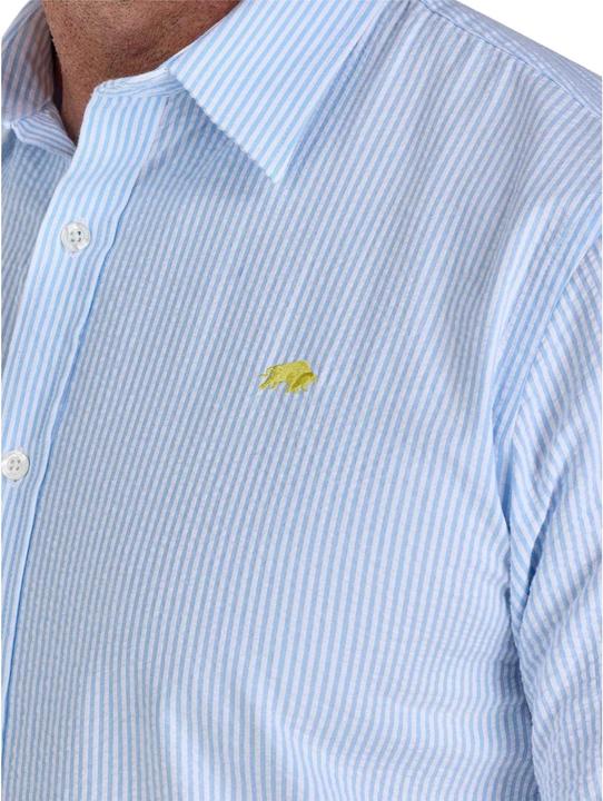 Immagine prodotto Raging Bull Bournemouth Camicia Strisce Lino Maniche Corte Uomo (M)