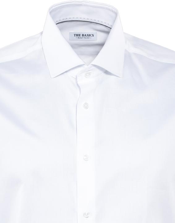 Actual product image The Basics Hemd Modern Fit Hai bügelleicht white (M)