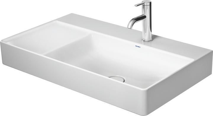 Actual product image Duravit Washbasin DURASQUARE o ÜL m HLB Be re 800x470mm o HL white (470 mm, 800 mm)