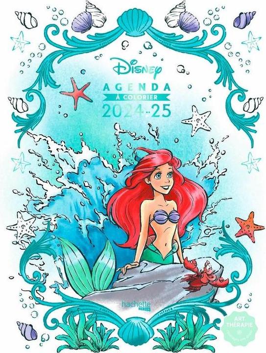 Immagine prodotto Disney: agenda a colori 2024-2025 (Copertina rigida, Francese)