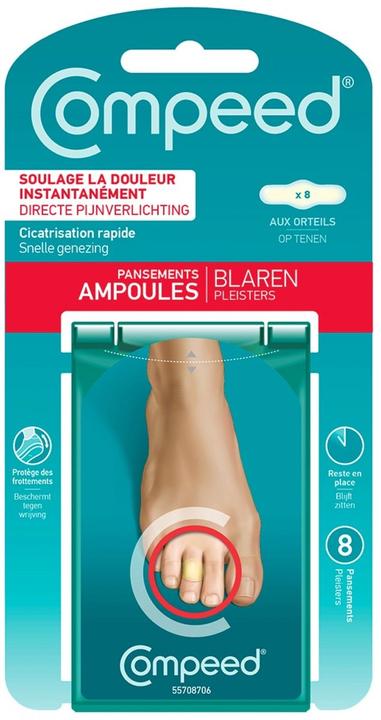 Compeed Blisters on Toes 8 S (Fussdeodorant & -puder)