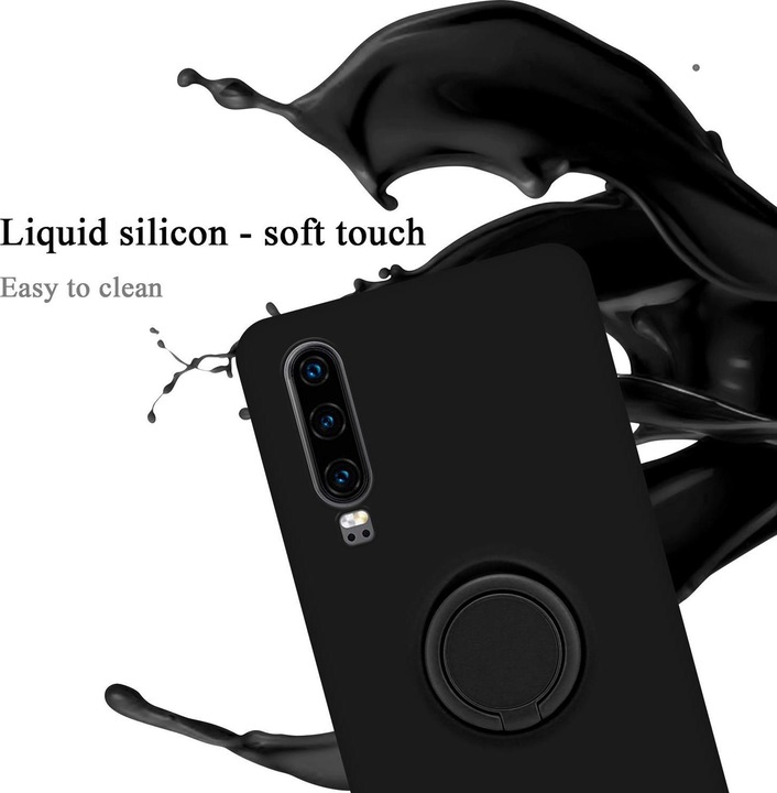 Actual product image Cadorabo TPU Liquid Ring Silicone Case Cover (Huawei P30)