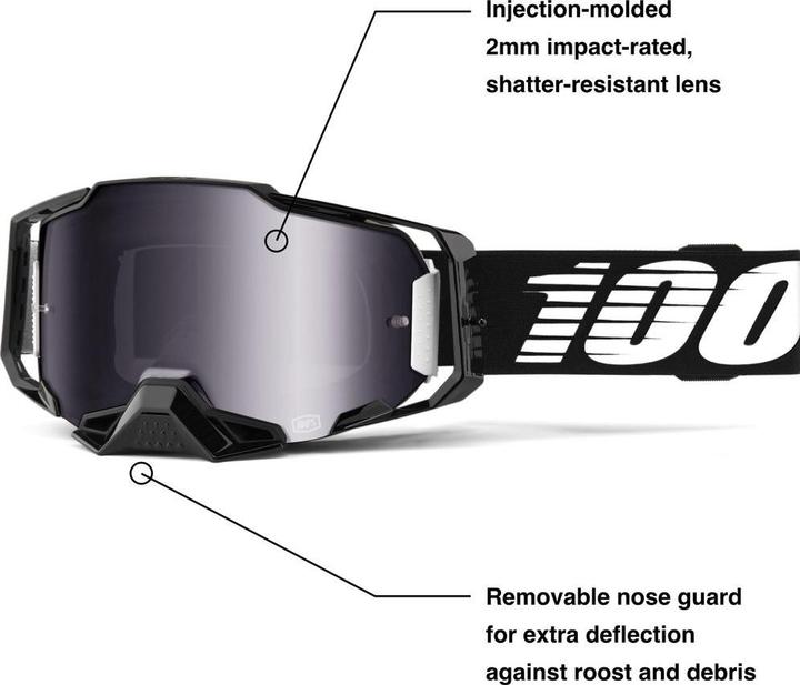 Productafbeelding 100% Armega (Black, Spiegel Zilver)