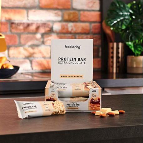 Immagine prodotto Foodspring Protein Bar (Cioccolato bianco alla mandorla, 1 pz., 540 g)