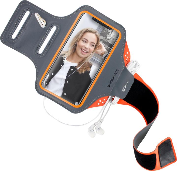 Produktbild Mobiparts Comfort Fit Sport Armband Apple iPhone X/XS Neon Orange