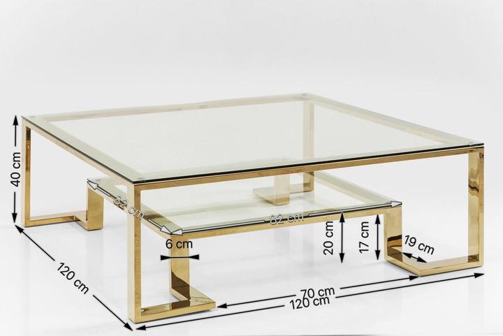 Actual product image Kare Design Gold (120 x 120 x 40 cm)