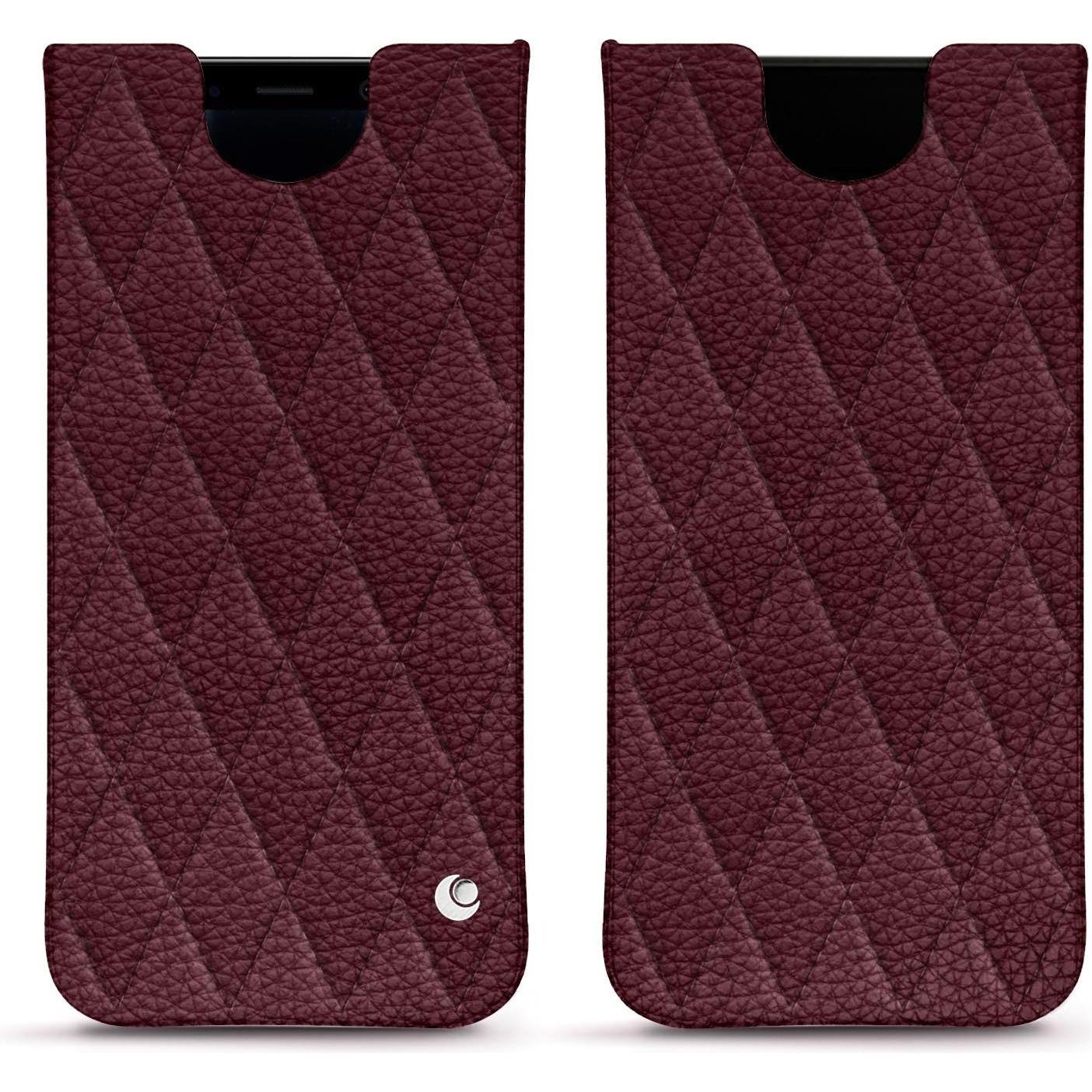 Noreve Lederschutzhülle (Samsung Galaxy S8+), Smartphone Hülle, Violett