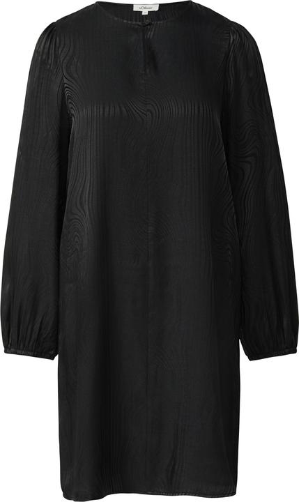 Image du produit s.Oliver Kleid Fliessendes Jacquardkleid mit Raffung (48)
