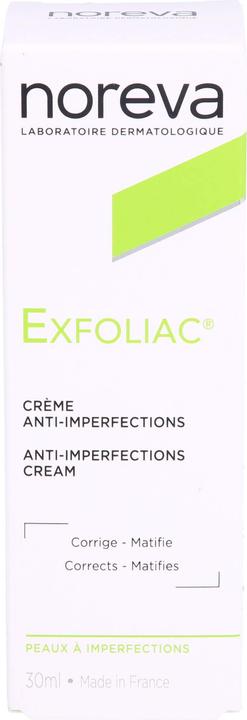 Produktbild Noreva Exfoliac Creme gegen unreine Haut, 30 ml Creme (Reinigungsmilch, 30 ml)