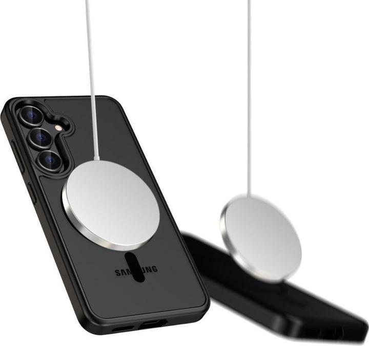 Actual product image Tech-Protect MAGMAT MAGSAFE GALAXY A36 / A56 / A37 5G MATTE SCHWARZ (1 pcs., Samsung Galaxy A36, Samsung Galaxy A56)