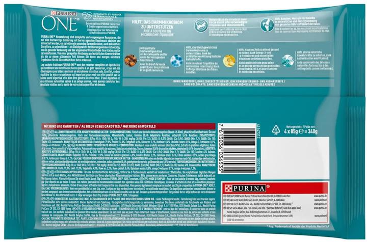 Image du produit Purina ONE Adulte (Adulte, 4 pcs, 340 g)