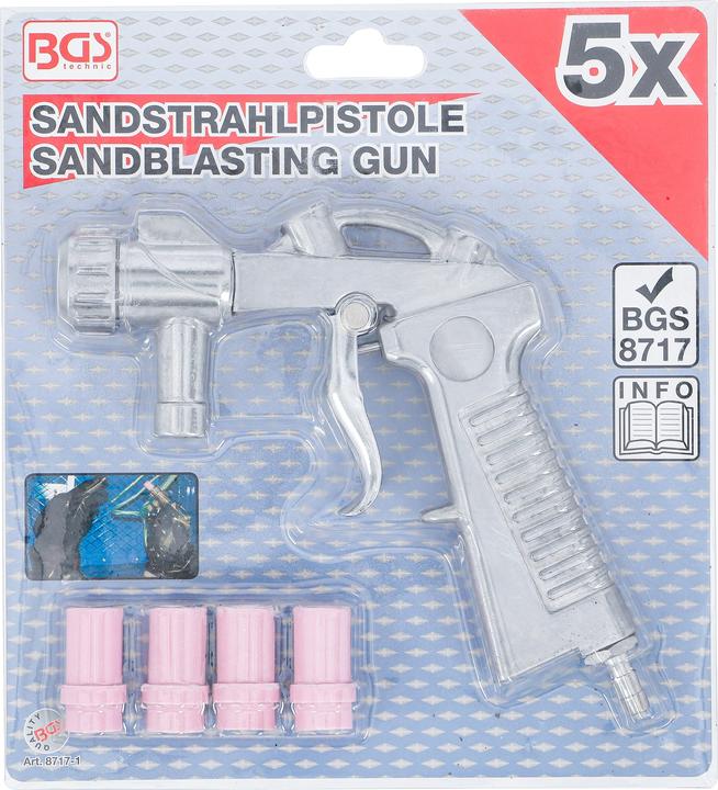 Actual product image BGS Replacement Sandblasting Gun for 8717
