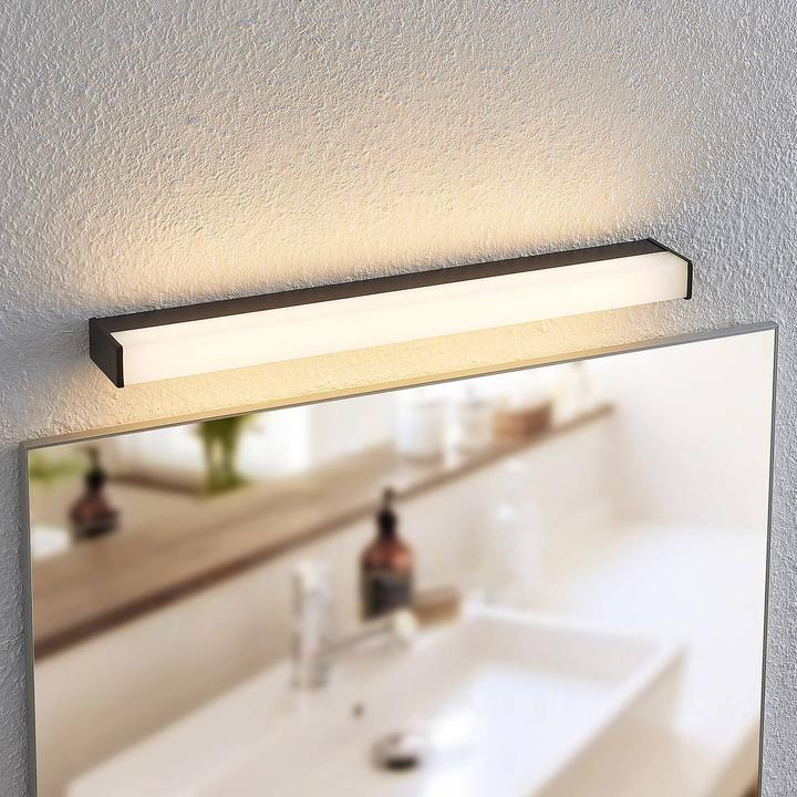 Produktbild Lindby Ulisan LED-Badwandleuchte, eckig, 58,8 cm (1000 lm)