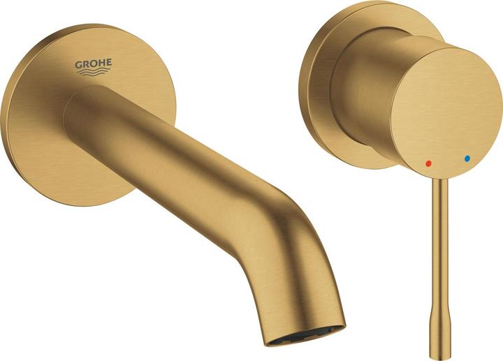 Produktbild Grohe 2-Loch-Waschtischbatterie ESSENCE Ausldg 183mm co sun gebü