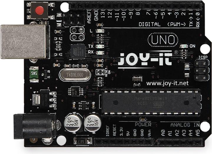 Image du produit Joy-it Carte compatible Arduino Uno R3 DIP ATMega328