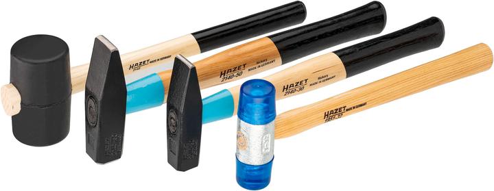 Produktbild HAZET Hammer Satz 2140/4 ∙ Anzahl Werkzeuge: 4 (2171 g)