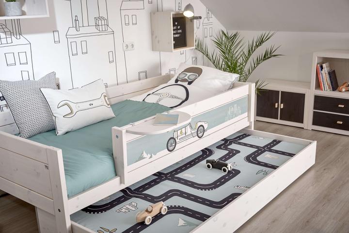 Image du produit Lifetime Kidsrooms Lit de base avec plancher roulant Road Trip Race Complet (90 x 200 cm)