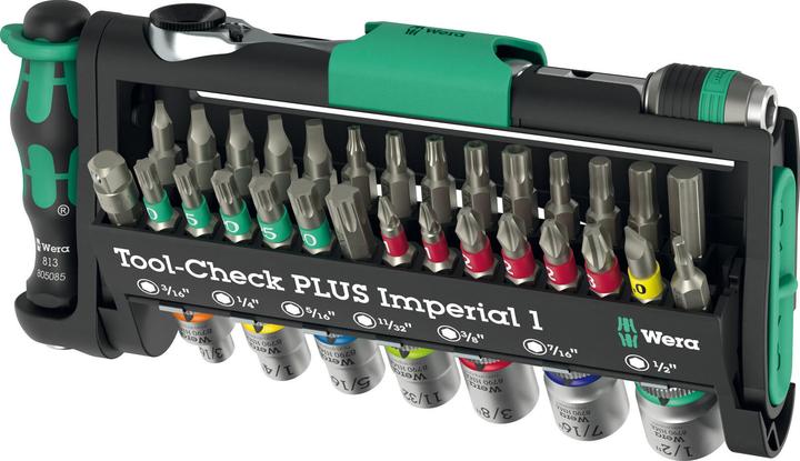 Wera Tool-Check Plus Imperial 1 (Vierkant stopcontact, Cross Phillips PH)