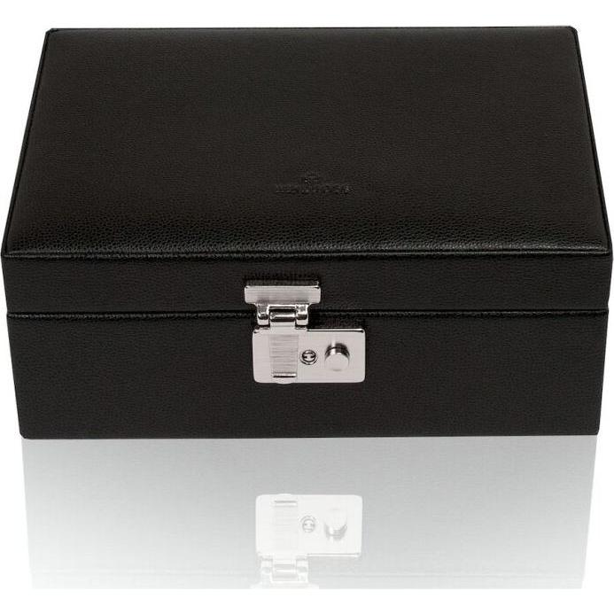 Thumbnail - Windrose, Uhrenbox + Schmuckaufbewahrung, Uhrenkoffer Beluga 10 - Schwarz, Schwarz