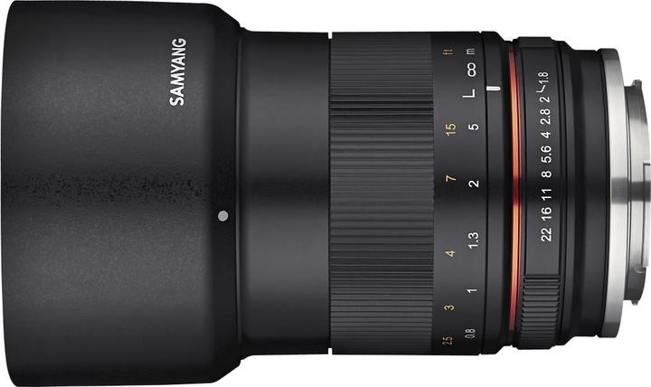 Actual product image Samyang 85mm F1.8 Fuji X (Black) (Fujifilm X, APS-C / DX)