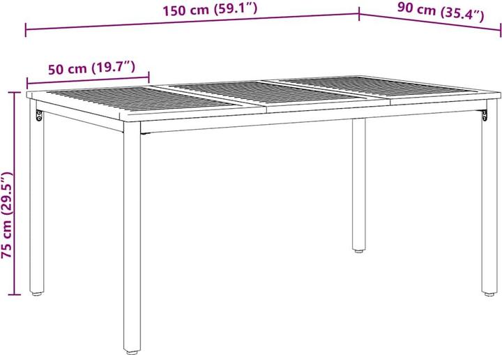 Produktbild vidaXL Gartenmöbel