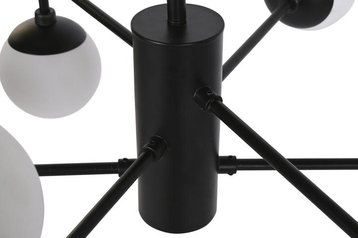 Immagine prodotto DKD Home Decor Lampada da soffitto Crystal Black (76,2 x 76,2 x 40,64 cm)