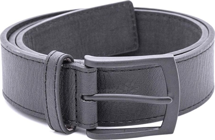 Actual product image DUKE Matt leather belt (130)