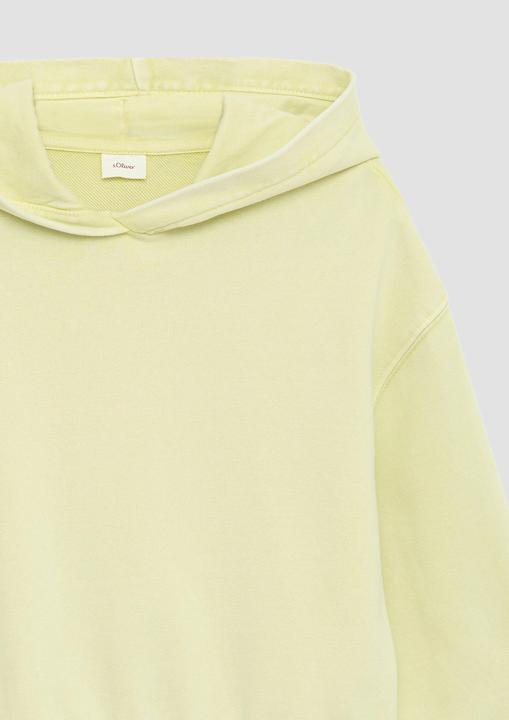 Actual product image S.Oliver Sweatshirt Cropped Oversized Sweatshirt mit Rückenprint und Wascheffekt (146, 152)