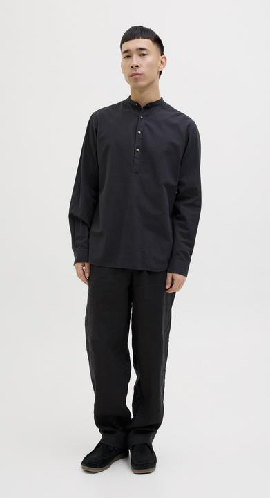 Actual product image Jack & Jones Jjesummer Half Placket Shirt Ls Sn (XXL)