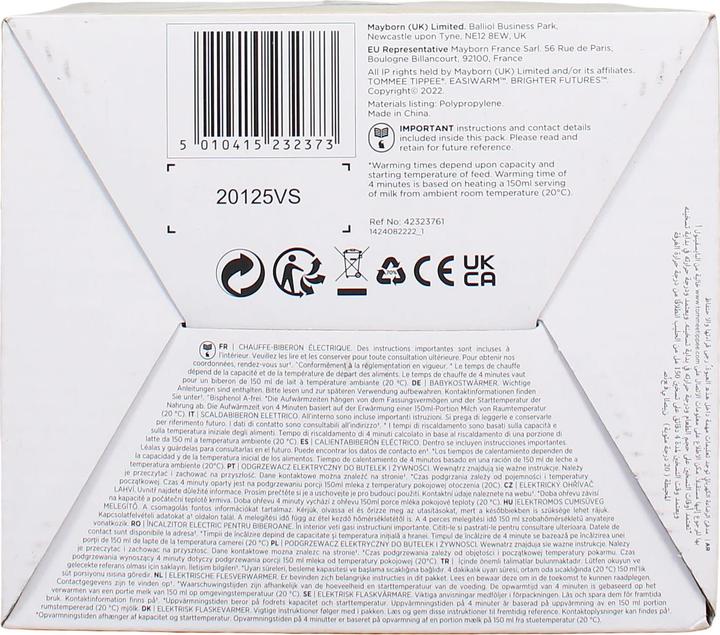 Produktbild Tommee Tippee 232373 FLASCHEN- UND LEBENSMITTELWÄRMER