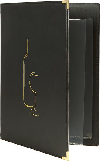 Immagine prodotto Securit Carta dei vini CLASSIC, DIN A4, nero