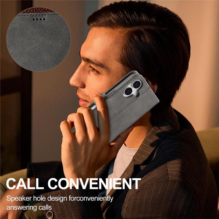 Produktbild Ueli Express Leder Buch Etui Tasche mit Kartenfach (Apple iPhone 17)