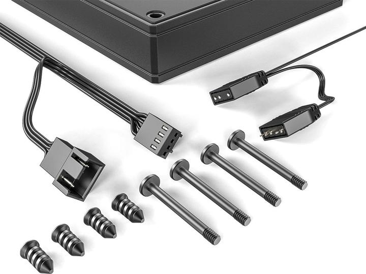 Actual product image ID-Cooling AS-120-ARGB-K TRIO - Cabinet kler - 120mm - Sort - 27 dBA (120 mm, 3x)