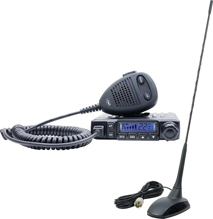 PNI CB Escort HP 6500 ASQ Kit radio + Extra 48 Antenne CB (10 km)
