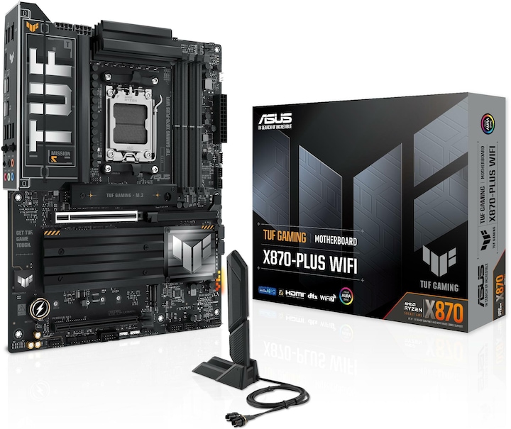Image du produit ASUS TUF GAMING X870-PLUS WIFI (AM5, AMD X870, ATX)