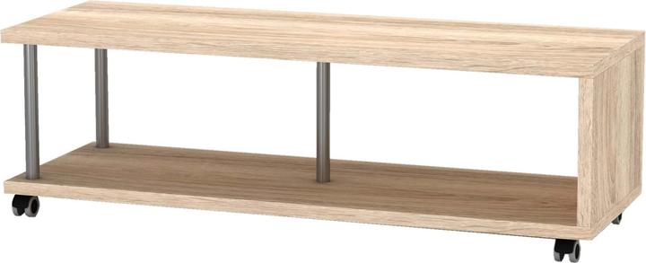 HTI-Living Couchtisch mit Ablagefach und Rollen Sonoma Breite 110 cm