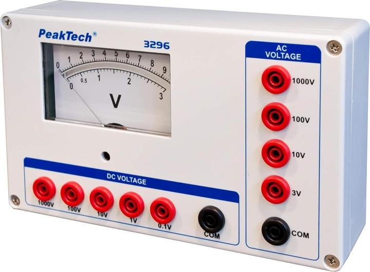 Immagine prodotto Peaktech 3296 Voltmetro, analogico, 1000 V