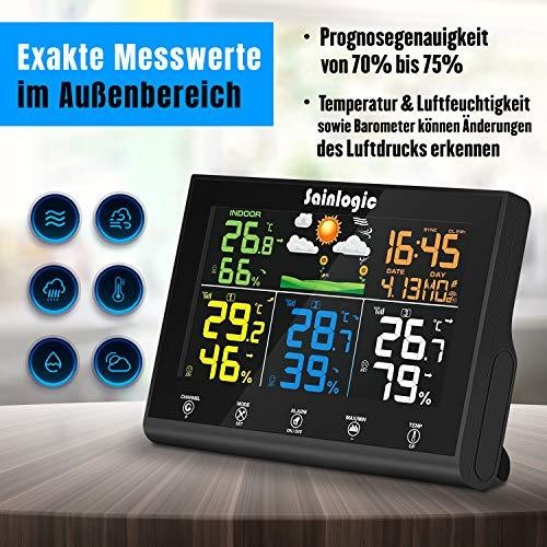Produktbild Sainlogic Funk Wetterstation mit 3 Aussensensoren