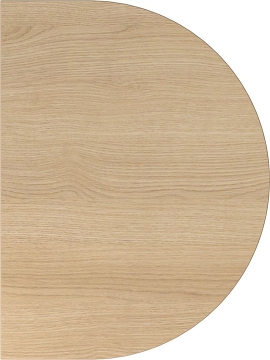 Actual product image MC Extension element half round for MyTable XB desk with table frame graphite
