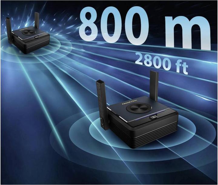 Produktbild EZCast Omni One T-2 + O-2 HDMI® HDMI Extender 800 m (Extender)