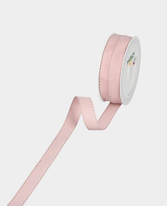 Produktbild Halbach Dekorationsband pale Rose, Geschenkband aus Polyester auch für den Aussenbereich geeignet, bleicht n (Geschenkband, 1 x)
