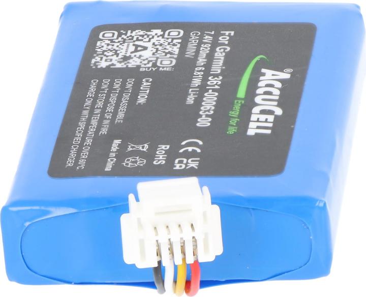 Produktbild AccuCell Akku Garmin 361-00063-00, Garmin Motorrad BMW Navigator