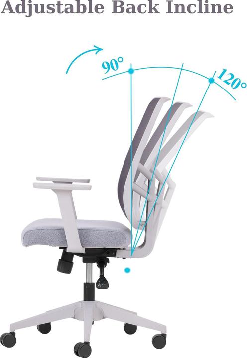 Image du produit Kalune Design Leto Grey Office Chair Set 2 Pieces