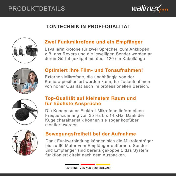 Produktbild Walimex pro pro Boya WM4 Pro K-2 Mikrofon 3er Set