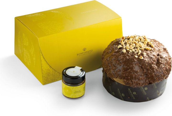 Actual product image Bonfissuto Panettone Nocciola (1000 g)