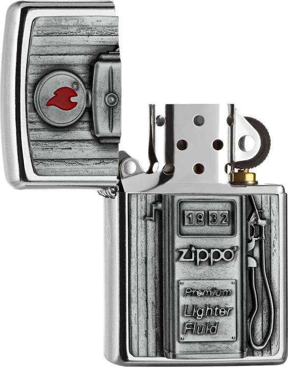 Actual product image Zippo Gas Pump Emblem