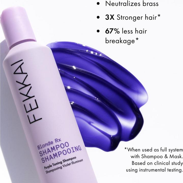 Produktbild Fekkai - Blonde Rx Purple Shampoo 250ml (Flüssiges Shampoo, 250 ml)