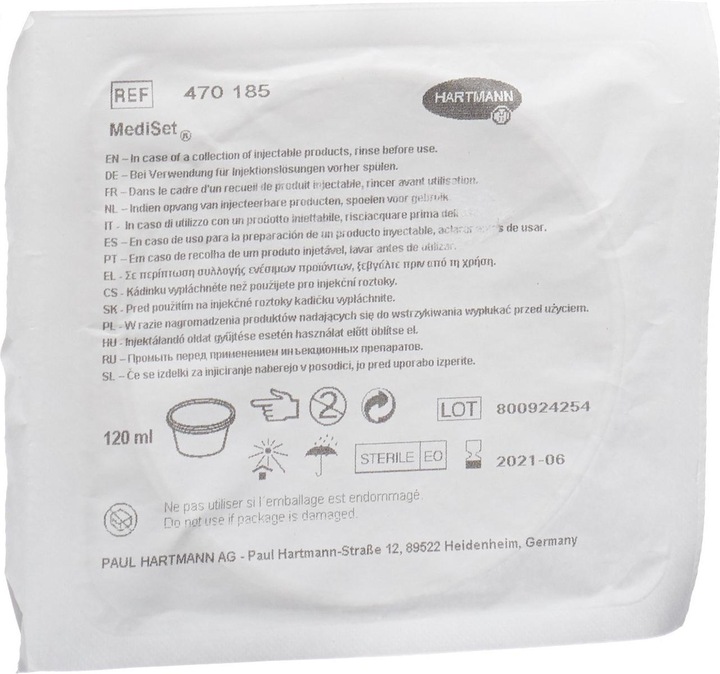 Produktbild Mediset Becher 120ml (1 Stk)