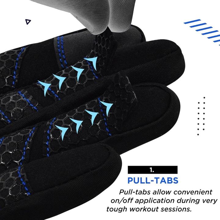 Image du produit Rdx Gants de musculation W1 – Gants entiers (M)